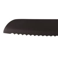 Bergner - Set de 5 cuchillos + tijeras OSAKA de acero inoxidable color negro, incluye chef, deshuesador, pan, utilitario y pelador - details 2