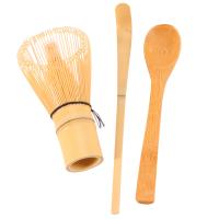 Japanilainen Matcha-teesetti (3 kpl Bamboo Matcha Whisk Teelusikka Teeseremoniasarja - tiedot 0