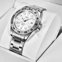 Reloj Deportivo De Moda LIGE Para Hombre Cuarzo Acero Inoxidable Resistente Al Agua Cronógrafo Lujo Reloj Hombre Con Fecha - details 15