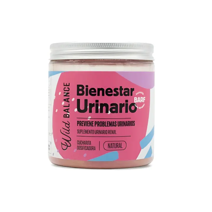 Wild Balance – Bienestar Urinario 100g - Suplemento Natural para Infecciones de Orina en Perros y Gatos - Prevenir Cristales y Regular pH Urinario - 1