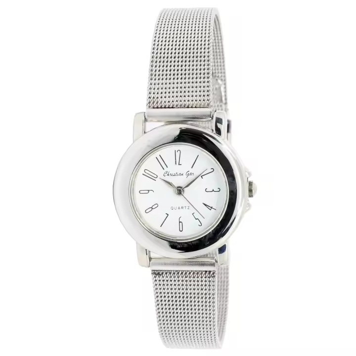 Christian Gar Cg-18909 Collection Cg Reloj Para Para Mujer Color Plateado - 1