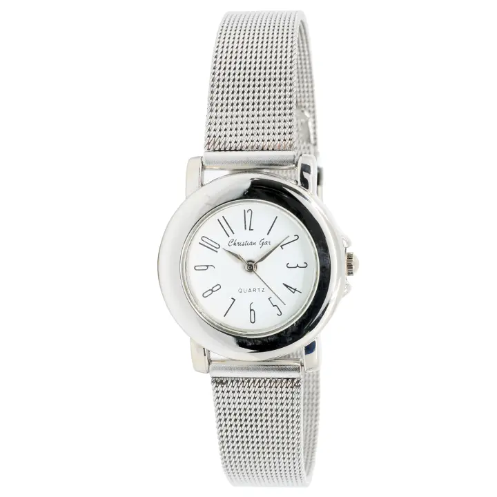 Christian Gar Cg-18909 Collection Cg Reloj Para Para Mujer Color Plateado - 1