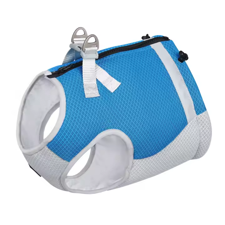 Chaleco De Enfriamiento Para Perro Correa Reflectante Ajustable Para Pequeños Medianos Y Grandes Mascotas Vestido De Verano Con Tecnología De Hielo Rápida Liberación De Cinturón Para Animales De Compagnia - 1