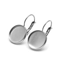 10Pcs Aretes Con Cierre De Palanca En Acero Inoxidable 316 Para Incorporar Piedras De 6mm a 30mm Joyería De Findings Y Componentes - details 1