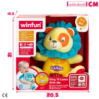 Winfun Peluche león para bebé c/luz y sonido en español - details 6
