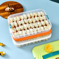 Almacenamiento de alimentos, dispensadores, Estante para alimentos para refrigerador, Caja de almacenamiento para bolas de masa heredada, Caja de almacenamiento de alimentos apilable de 3 Capas, contenedor con tapa - details 0