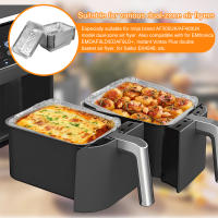 50Pcs Bandejas De Aluminio No Adhesivas De 1100ml Bandejas De Hornear Reutilizables Contenedores De Alimentos De Grado Alimenticio - details 4