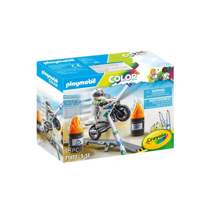 Color Moto Playmobil  Diversion Para Colorear la Moto. (71377) - 1