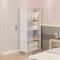 Gabinete De Almacenamiento Multicapa Con Cortinas Resistente Al Polvo Armario Portátil Organizador De Ropa Ecológico De 5 Capas Metal Para Espacio Doméstico - details 7