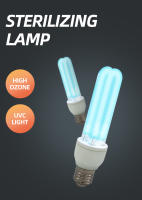 Bulbo De Lámpara Ultravioleta UVC De 15W E27 Para Desinfección Y Esterilización Ozone Free 220-240V 253.7nm Con Vida Media De 30000 Horas - details 0