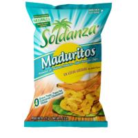 Soldanza - Pack  6 unidades Chips naturales - Plátanos maduros, Platanitos maduros picantes, Platanitos lima/limón, Plátanos verdes, Yuquitas / Yuca, Plátanos Tostones Patacones - Brindando el mejor de los sabores naturales - details 2
