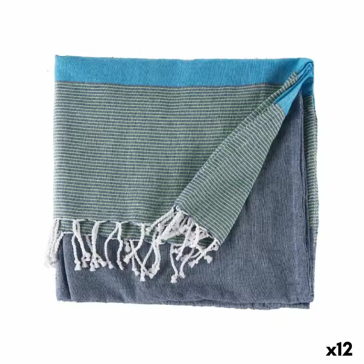 Foulard Multiusos 160 x 200 cm Azul (12 Unidades) - 1
