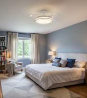 BEL AIR HOME - Ventilador NIKOS - DC blanco, 4 aspas retráctiles, 72W LED 3000|4000|6000K. Para habitaciones y salones. - details 1