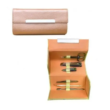 Mediawavestore - Set de Manicura y Pedicura en Estuche de Transporte con 6 Piezas - 1