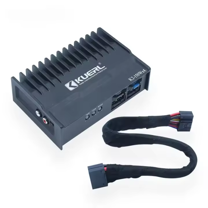 Amplificador DSP De 4 Canales Para Coche Con Pantalla Grande Android Sistema De Audio Modificado Subwoofer Estéreo Plug-and-play - 1