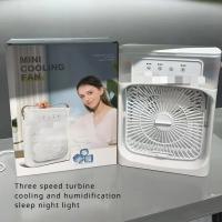 Ventilador 3 en 1, aire acondicionado, Enfriador de aire pequeño para el hogar, luz LED nocturna, humidificador portátil, ventilador de ajuste de aire, ventilador para oficina y hogar - details 12