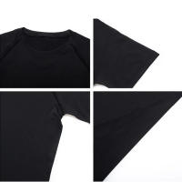 Camiseta De Compresión Para Hombre Verano Manga Corta Fitness Running Deporte Gimnasio Ropa Casual De Alta Calidad Tallas Verdaderas - details 6