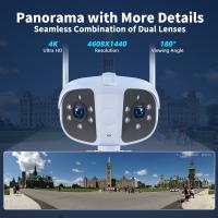 Cámara IP BESDER 8MP Exterior Con Visión Nocturna Y Ángulo Amplio De 180° 4K CCTV Wifi Monitorización Detección Humana IPC360 Hogar - details 1