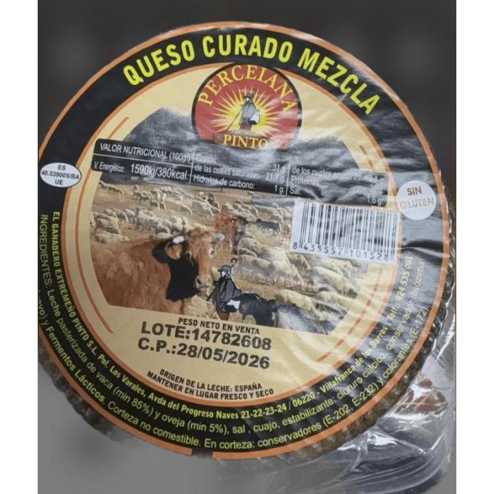 QUESO pinto curado mezcla 850g (Dado que el producto está cortado a mano, puede haber algunos errores en el peso)
