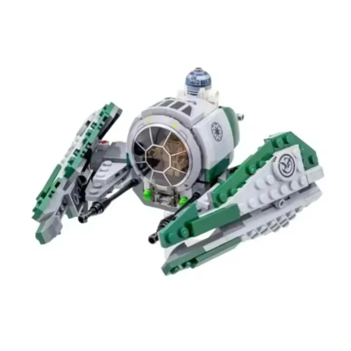Kit De Construcción De Bloques Compatible Jedi Starsfighter 299PCS Modelo Sci-Fi DIY Regalo De Cumpleaños Para Niños Y Adultos - 1