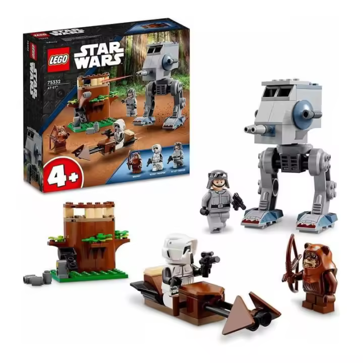 Lego LEGO Star Wars AT-ST Vehículo Caminante con Mini Figuras Ewok y Guarida - 1