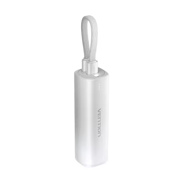 Vention powerbank 5000mah - usb-c, lightning - carga rapida 20w - color gris - 1