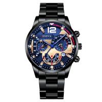 Reloj De Cuarzo Para Hombre GENEVA Creativo Con Seis Pines En Aleación De Acero Cadena De Reloj De Lujo Casual Fashion - details 10