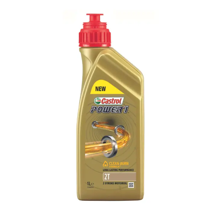 Aceite Castrol Power 1 2T 1L - Potencia y Rendimiento - 1