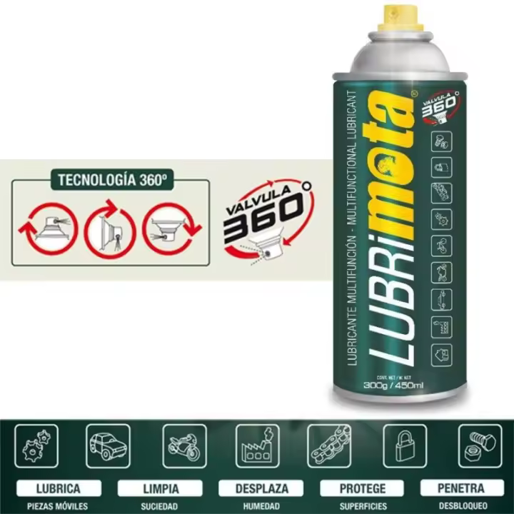 MOTA Lubrimota Lubricante de Alto Rendimiento 450ml 300gr - Circuitos Eléctricos y Piezas - 1