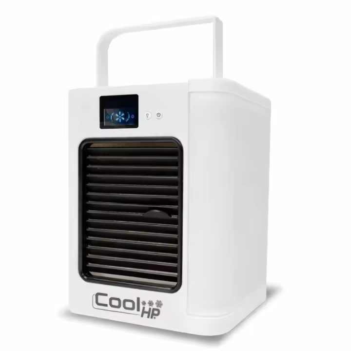 Mini Aire Acondicionado Portátil Cool HP con Control Remoto, Ventilador de 3 Velocidades, Filtro de Aire y Función Humidificador, Tanque de 500 ml, Ideal para Hogar, Oficina y Camping - 1
