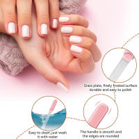 Archito De Uñas De Vidrio Con Mango De Plástico Color Macarón Herramienta De Pulido Para Manicura Archito De Uñas De Vidrio - details 3