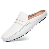 Zapatos Casuales De Verano Para Hombre YRZL Mocasines De Cuero Hechos a Mano Moda Driving Pantuflas De Conducción Slip on Loafers Para Exteriores - details 15