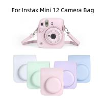 Estuche Protector De Cuero PU Para Cámara Instax Mini 12 Bolsa De Viaje Con Correa Fujifilm Caja De Almacenamiento Para Cámara Instantánea - details 0