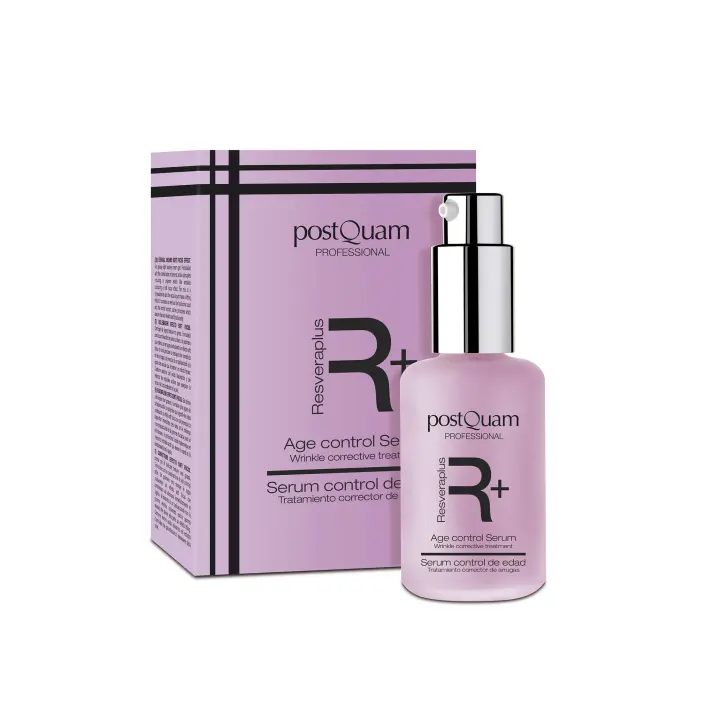 PostQuam - Serum Facial Multiacción Resveraplus - Sérum Antiedad Redensificante Hidratante y Antioxidante a Base de Extracto de Uva Roja, Ácido Hialurónico, Extracto de Soja y Germen de Trigo Rico en Vitaminas A, E, D y F - 30 ml - 1