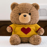Nuevo suéter informal de oso, regalo de cumpleaños para niños. Muñeco de peluche. - details 1