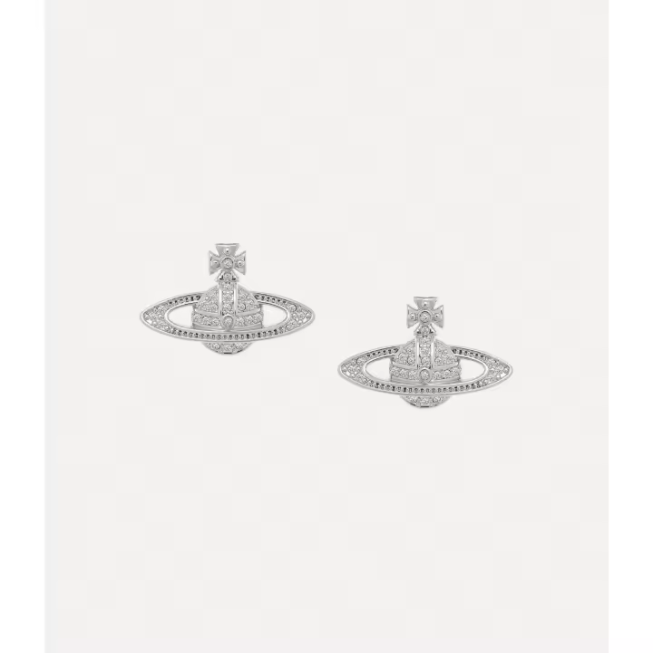 Pendientes de bajorrelieve en Miniature de VIVIENNE WESTWOOD, collar de bajorrelieve con Colgante estético para Novia, exposo, Gift de joyería de cumpleaños (Plaata esterlina) - 1