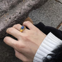 Anillo De Bambú De Jade Hetian Lácteo Platinado En Plata De Ley 925 Para Mujer Y Niña Regalo Joyería Vintage Irregular - details 12