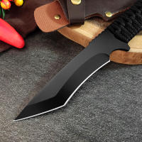 Cuchillo De Cocina Multipropósito Acero Inoxidable Mango De Cuerda BBQ Cuchillo De Carne Y Pescado Para Preparación De Alimentos - details 5
