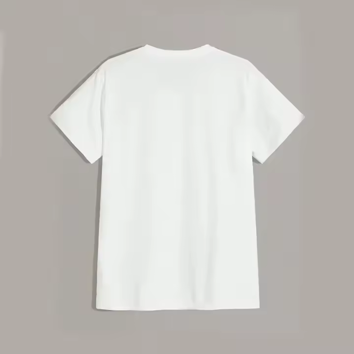 Camiseta De Algodón Para Hombre 2024 Con Impresión De Rostro Sonriente Moda Casual Manga Corta Cuello Redondo Ropa De Exterior - 1