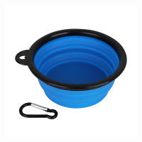 Tazón De Perro Plegable Y Portátil De Silicona Collapsible 350ML Alimentador De Alimentos Para Mascotas Para Viajes Al Aire Libre Y Perros Pequeños - details 14