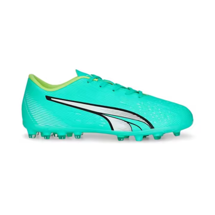 Puma Botas De Fútbol Puma Ultra Play Mg Niño Electric Peppermint - 1