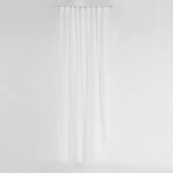 Wabi Home   Tai Cortina poliéster color blanco - 1