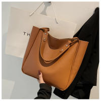 Bolso De Hombro Para Mujer Estilo Retro Minimalista Gran Capacidad Malla Texturada Bolso De Comercio Forma De Barroco - details 37
