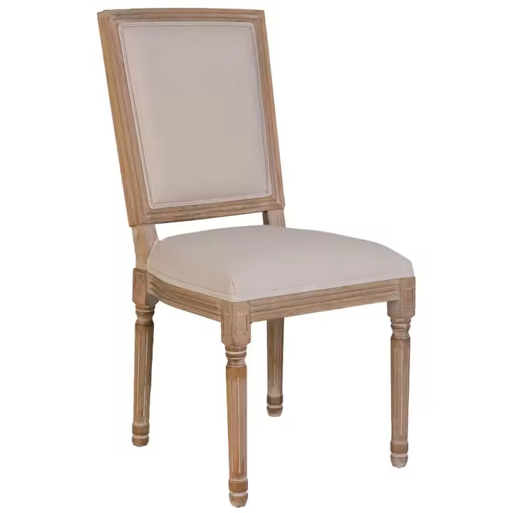 Silla de madera tapizada 48x46x96h cm - 1