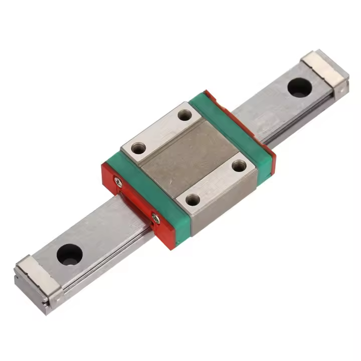 Riel Guía lineal, 1 Pieza LML12B, bloque Guía en miniatura portátil de Alta Precisión, Rieles lineales para equipos de Medición de precisión (100mm) - 1