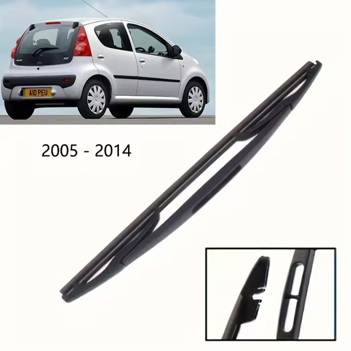 Limpiaparabrisas Trasero 12" Para Coche Limpia Ventanas De Tailgate Y Parabrisas Limpia Lluvia Material De Goma Para Peugeot 107 2005-2014 - 1