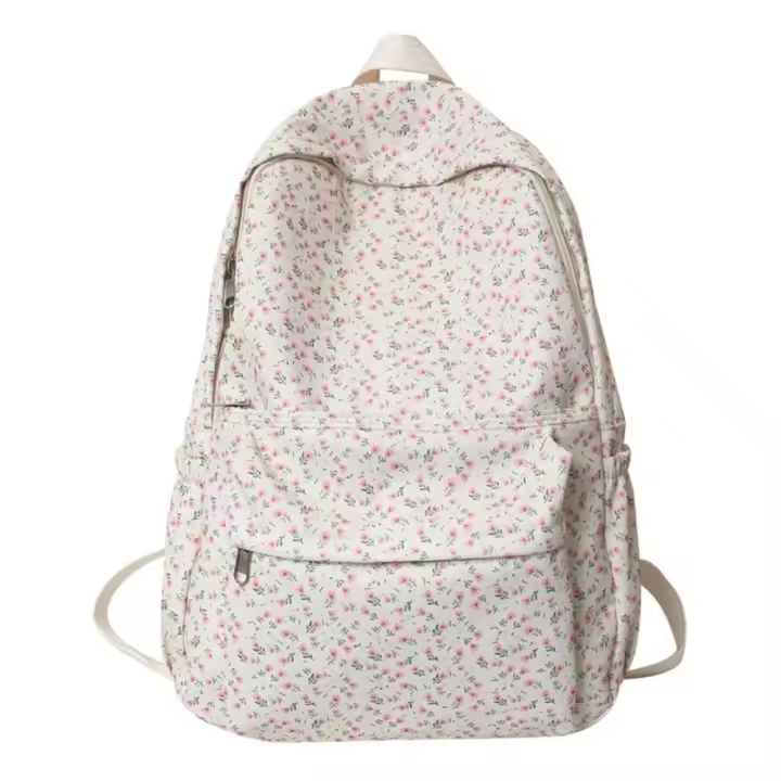 Mochila De Moda Impermeable Para Mujer Con Capacidad Grande Antirrobo Para Viajes Y Escuela Bolsa De Hombro Casual De Nylon - 1
