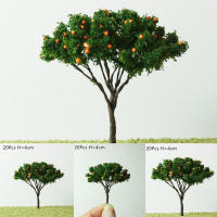 20Pcs Árboles De Escala Para Modelos De Ferrocarril Y Micro Paisaje Diorama Decoración De Callejones Y Edificios Para Juguete De Regalo Para Niños - details 0