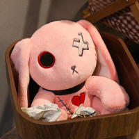 Muñeco De Peluche Gótico Y Spooky De Conejo Loco Juguete Adorable Horrorífico Para Niños Entre 3-6 Años Relleno De Algodón PP Material De Poliéster - details 7