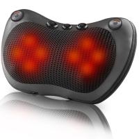 Cojín De Masaje Magnético Eléctrico Con Calentamiento Inteligente Multifuncional Para Coche Y Hogar Asiento Giratorio De Cuello Y Espalda - details 1